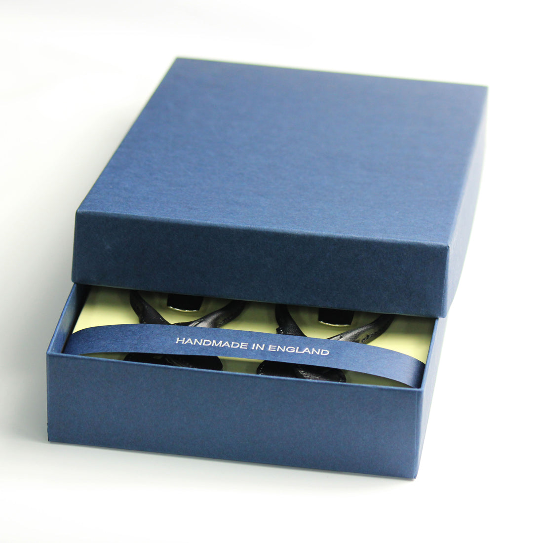 サスペンダー アルバートサーストン 英国製 35mm ブラック×グレーライン