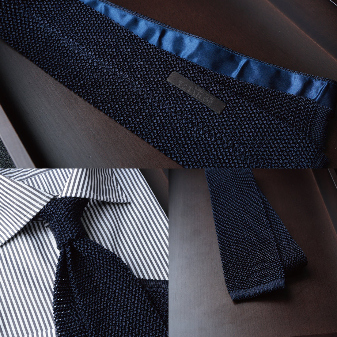 シルク ニットタイ