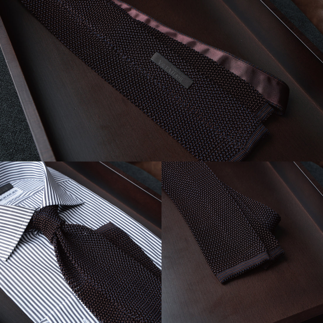 シルク ニットタイ