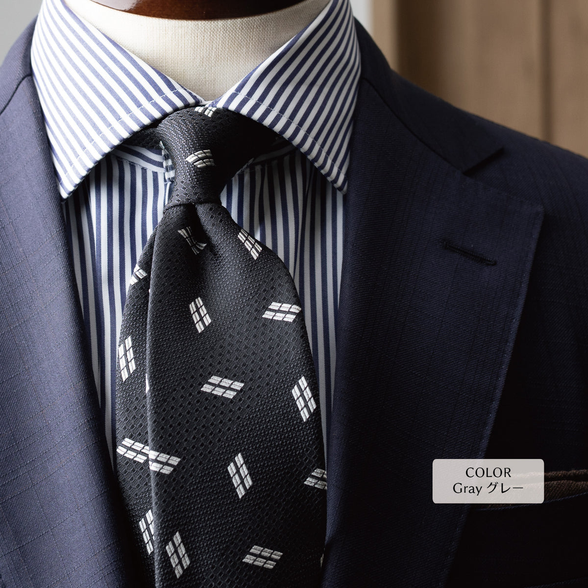 シルク ジャガード 小紋 YAMANASHI SILK