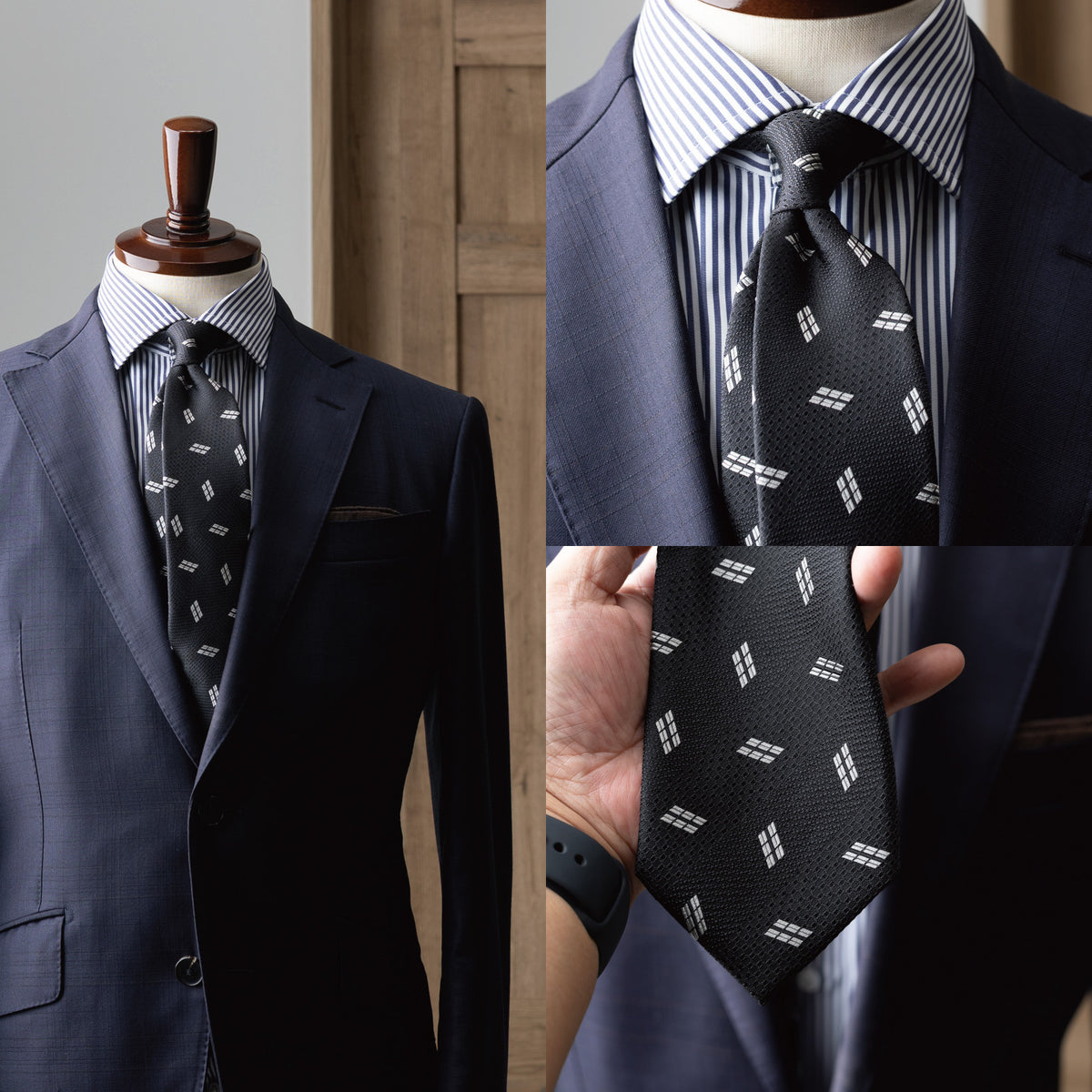 シルク ジャガード 小紋 YAMANASHI SILK