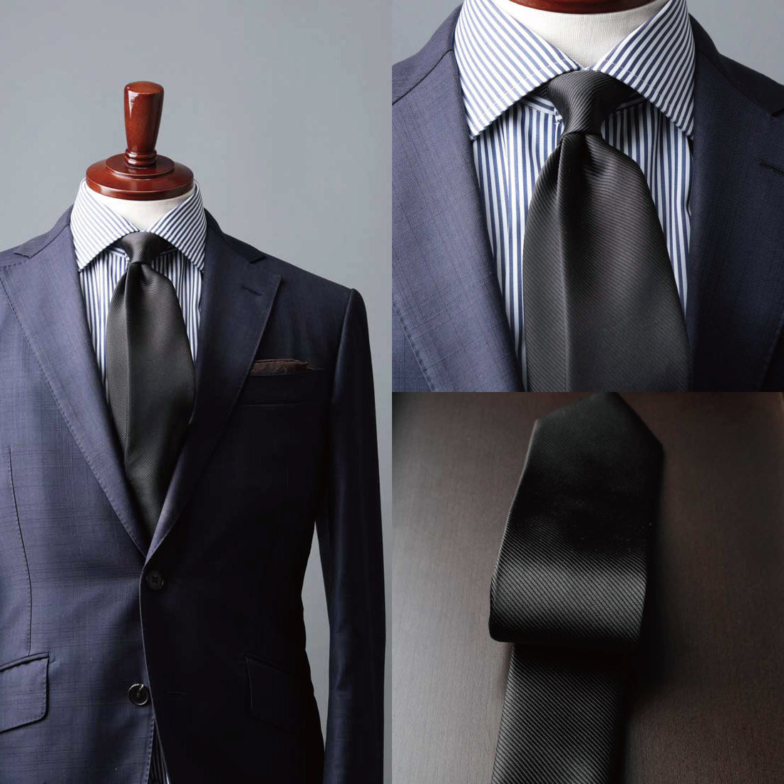 【SALE】 シルク ソリッド ネクタイ