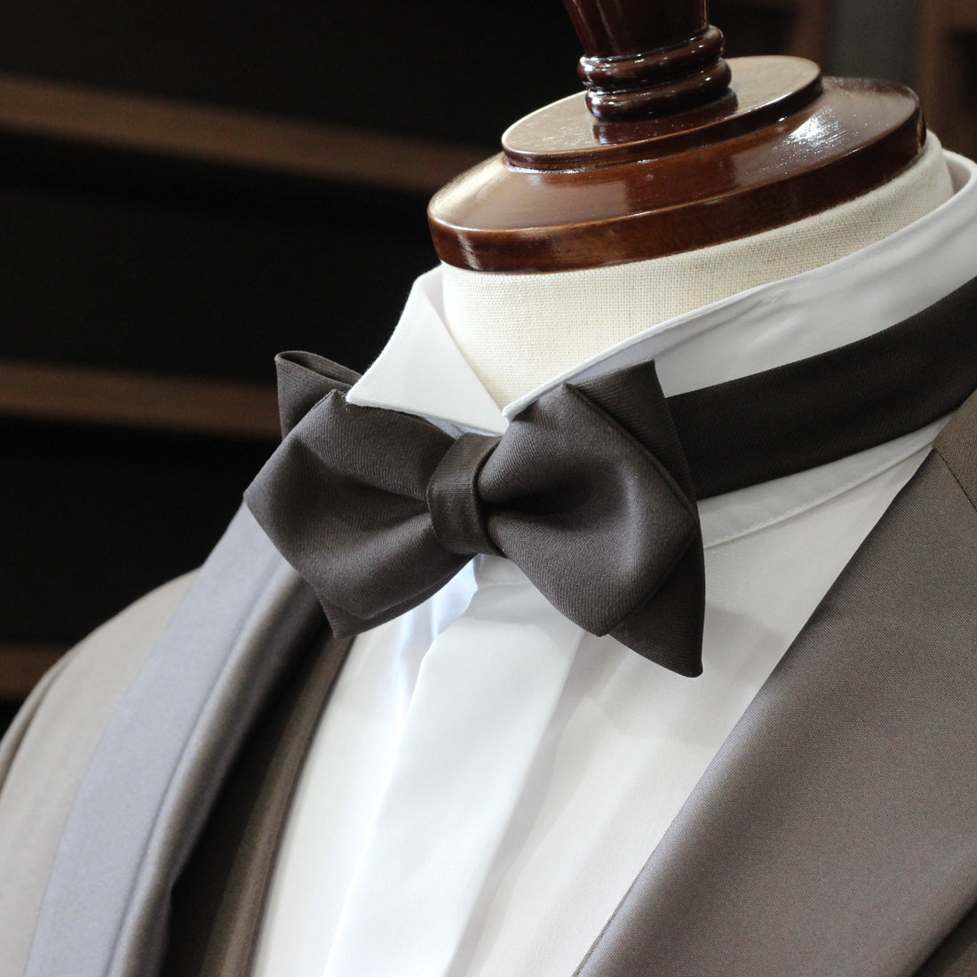 蝶タイ CANONICO ウール 4colors