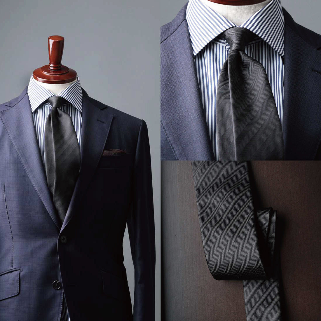 シルク ヘリンボーン