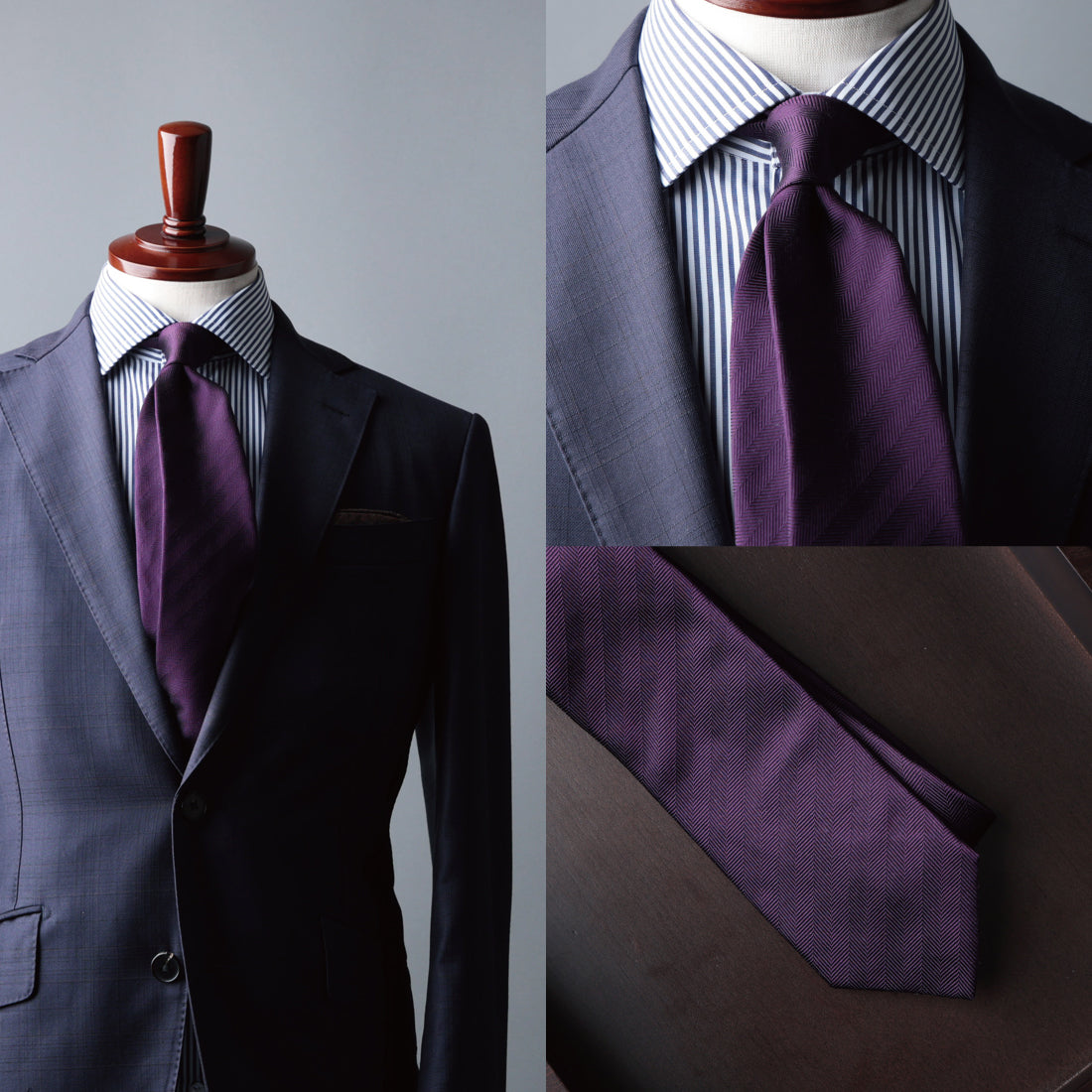 シルク ヘリンボーン