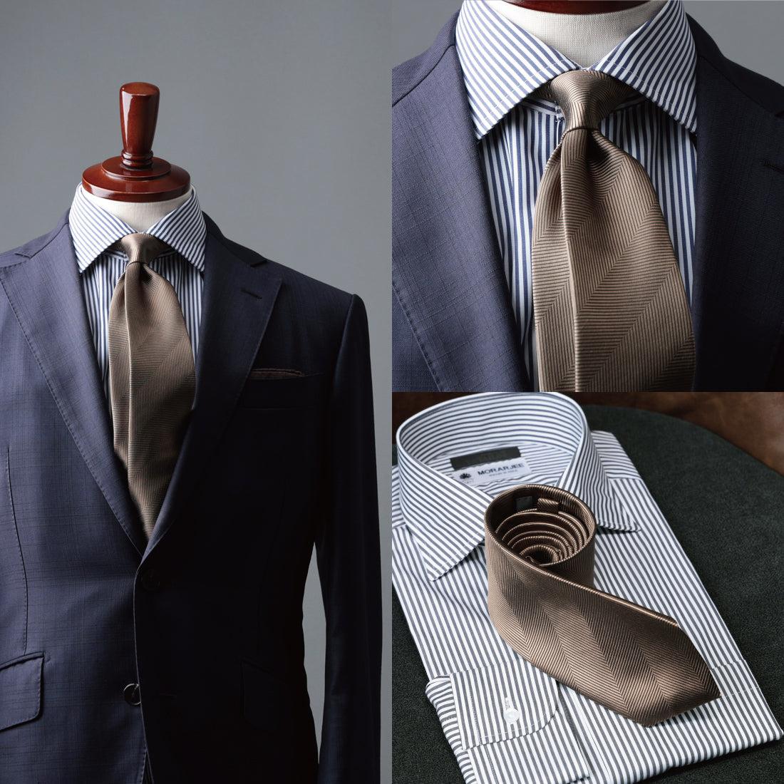 シルク 大柄 ヘリンボーン 5colors ハイクオリティ