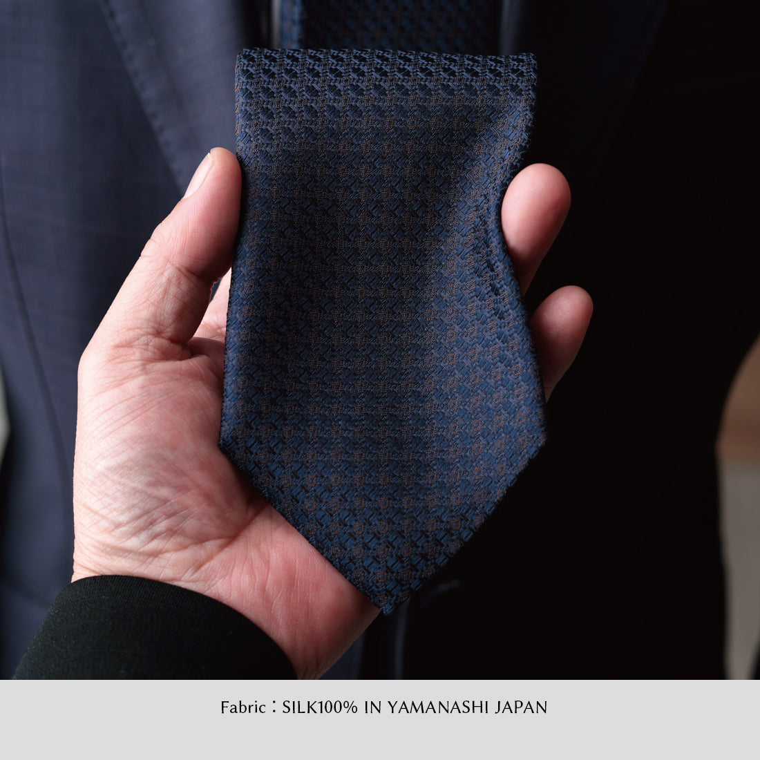 シルク マイクロパターン YAMANASHI SILK