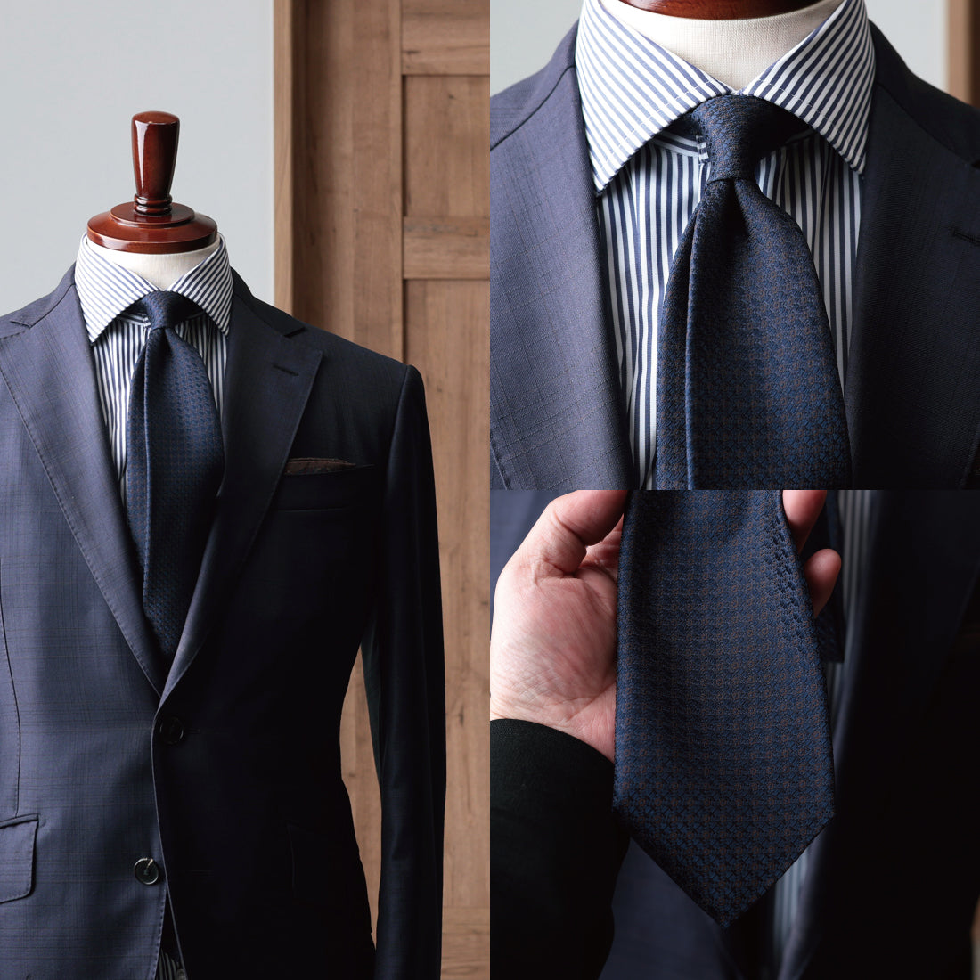 シルク マイクロパターン YAMANASHI SILK