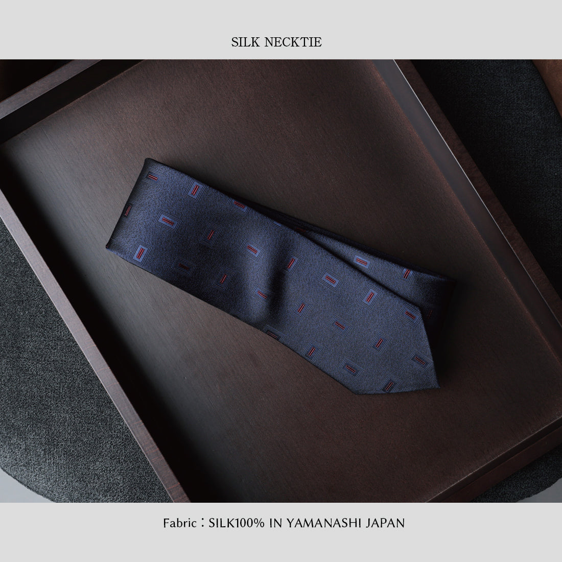 シルク スモール スクエア 小紋 YAMANASHI SILK