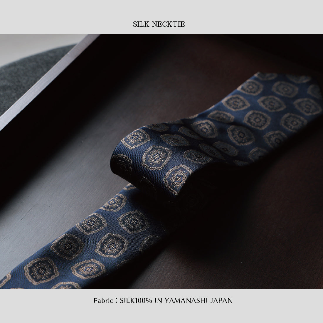 シルク 大柄小紋 YAMANASHI SILK