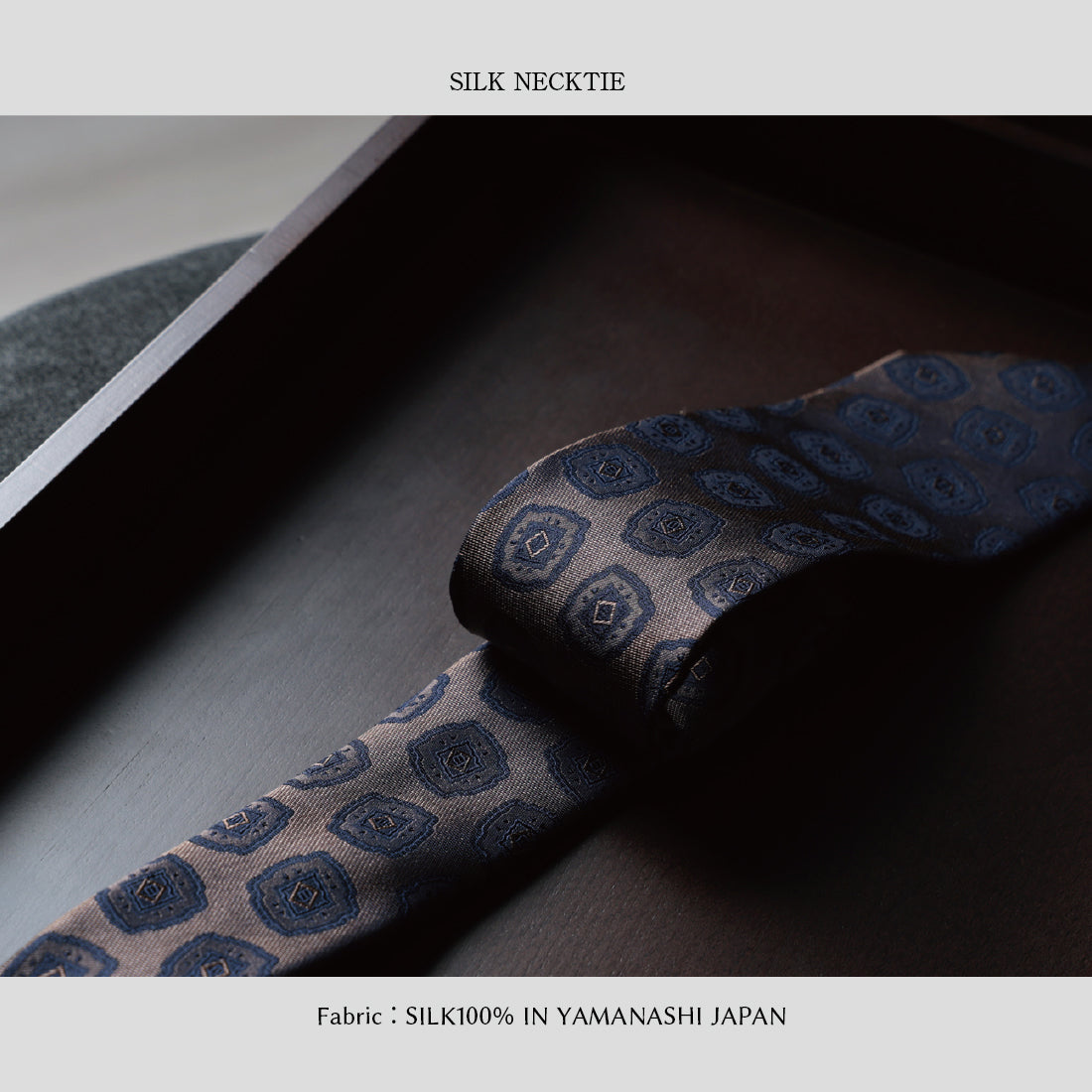 シルク 大柄小紋 YAMANASHI SILK