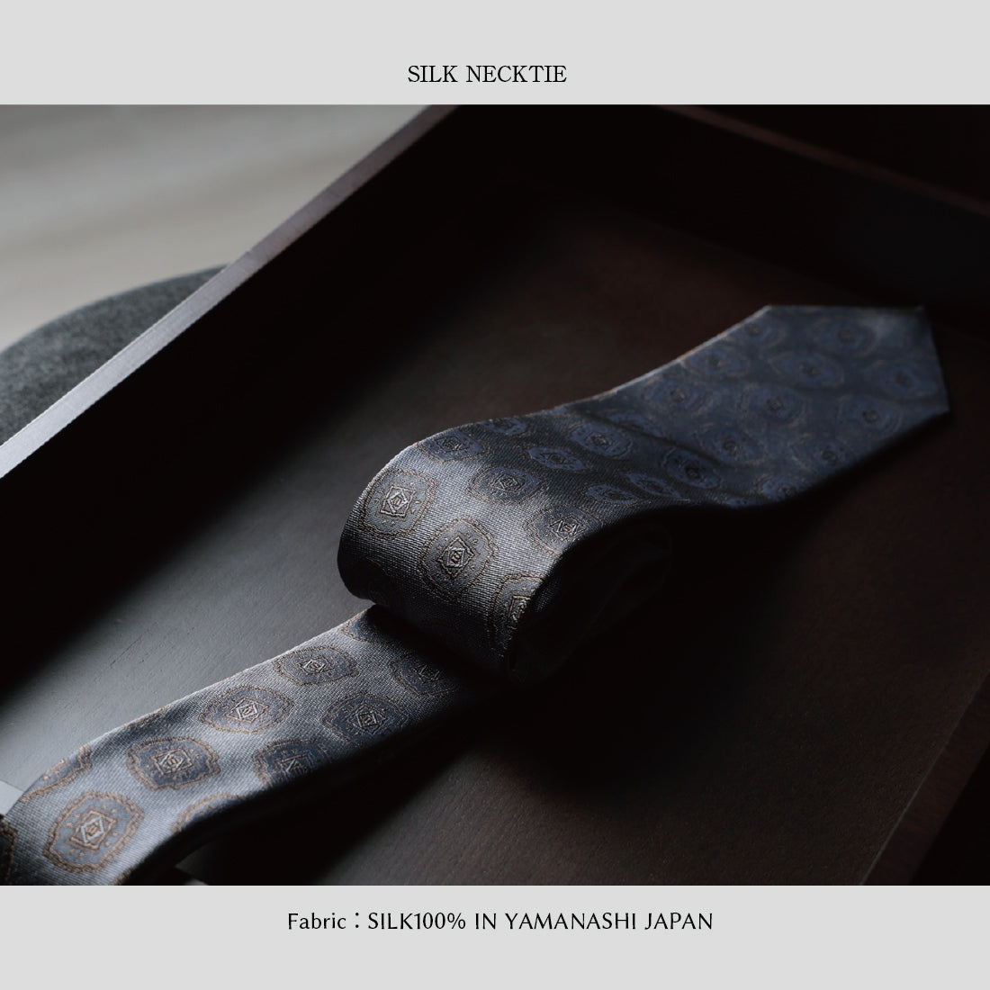 シルク 大柄小紋 YAMANASHI SILK