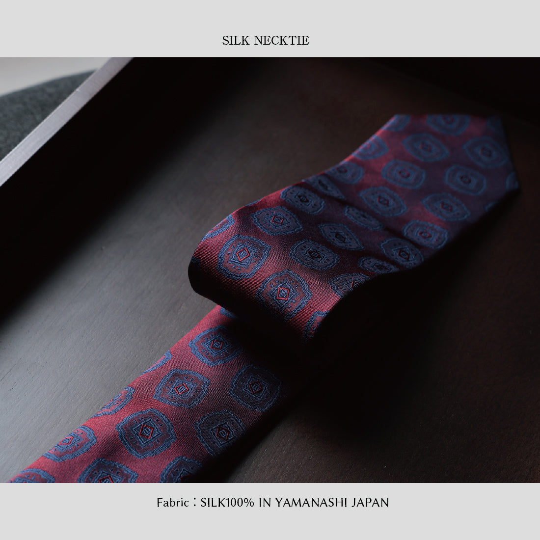 シルク 大柄小紋 YAMANASHI SILK