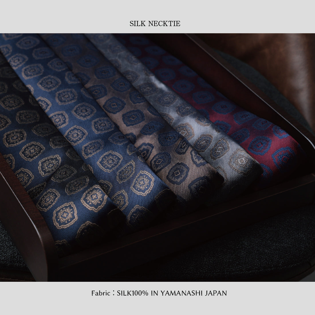 シルク 大柄小紋 YAMANASHI SILK