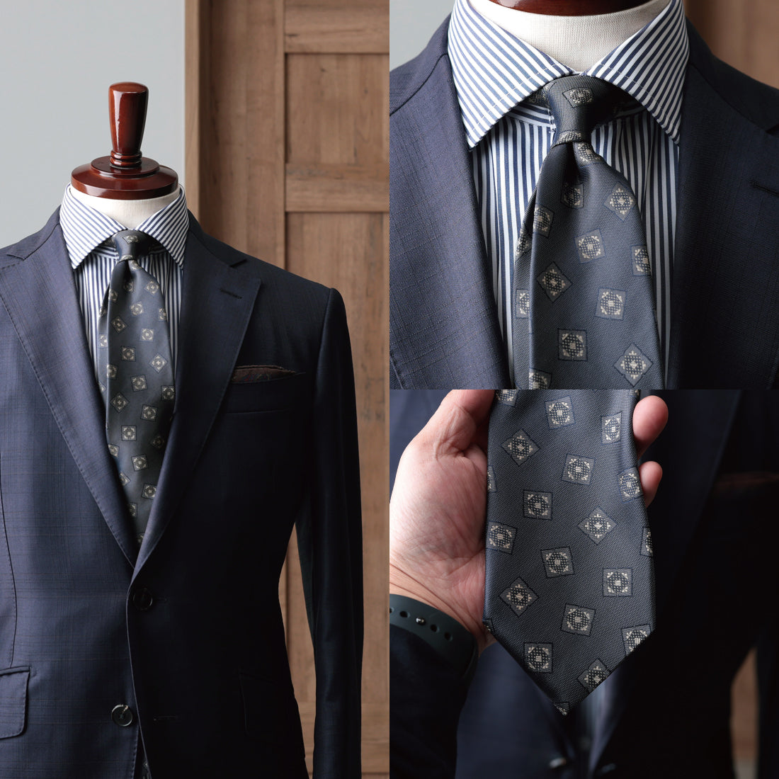 シルク 小紋 YAMANASHI SILK