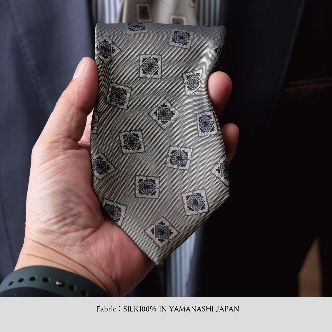 シルク 小紋 YAMANASHI SILK