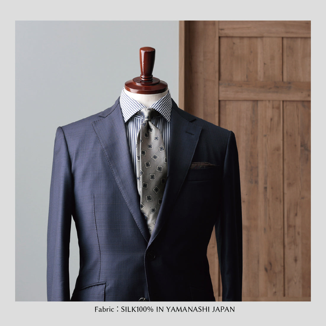 シルク 小紋 YAMANASHI SILK