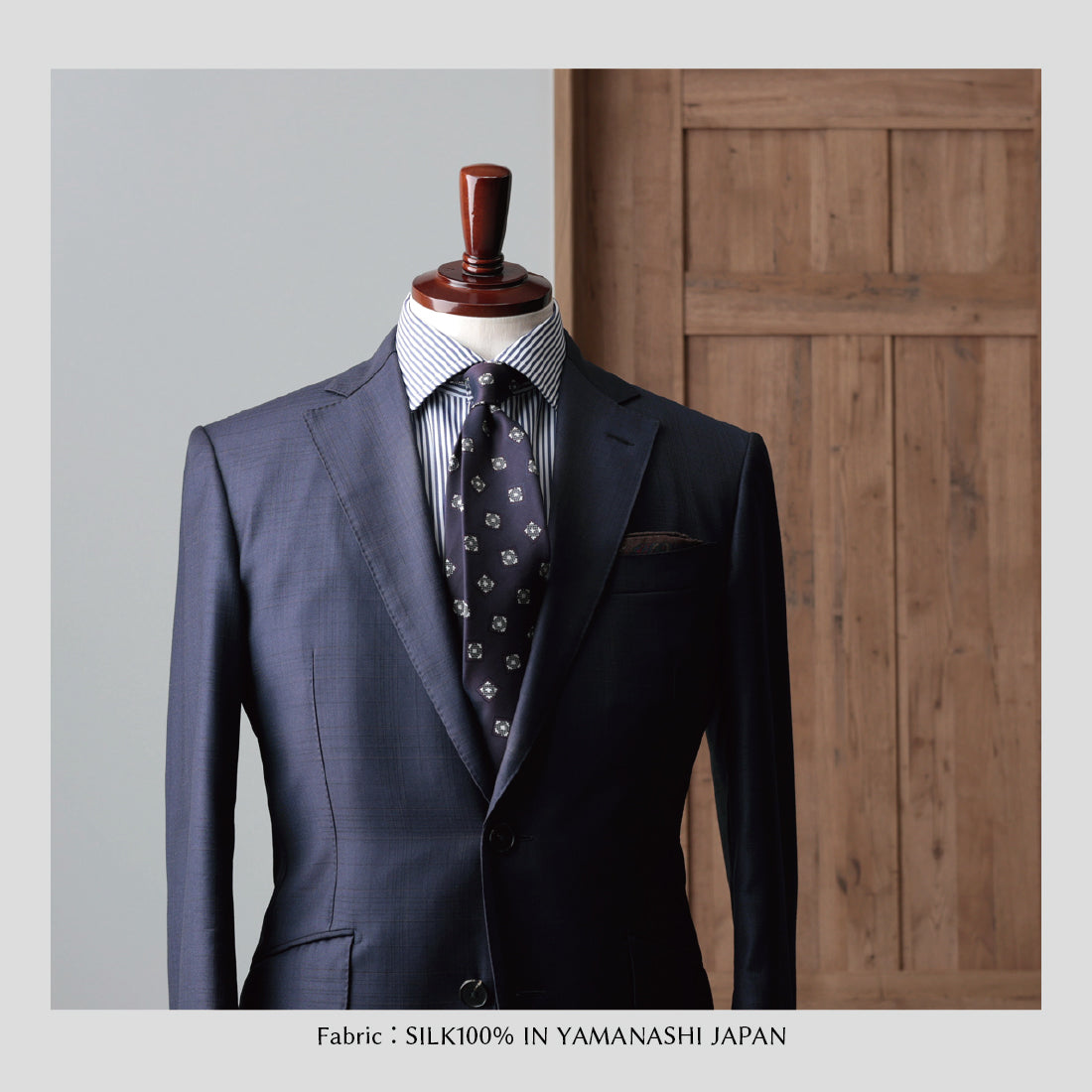 シルク 小紋 YAMANASHI SILK