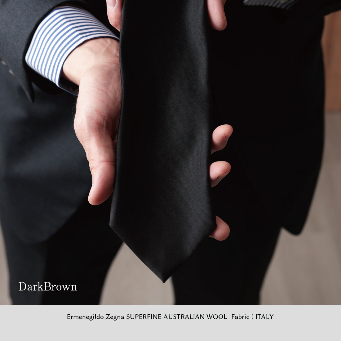 Zegna TROFEO ウール ソリッド