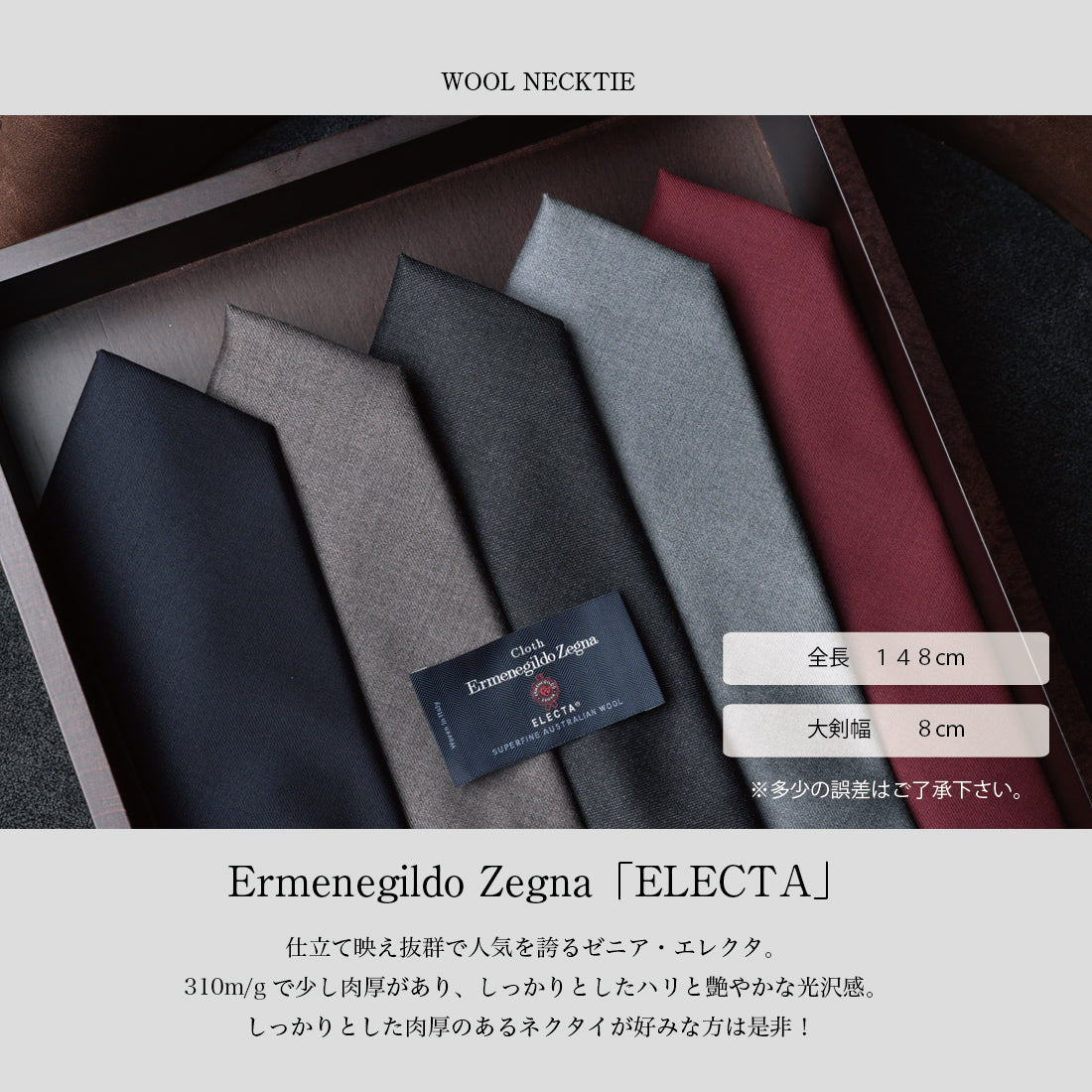 Zegna ELECTA ウール