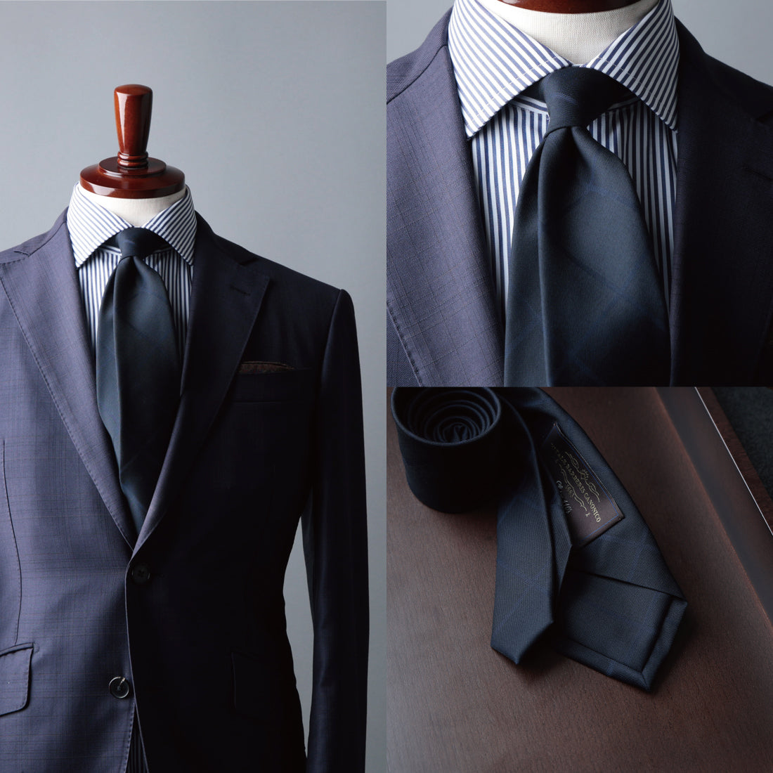 CANONICO ウール チェック 3types