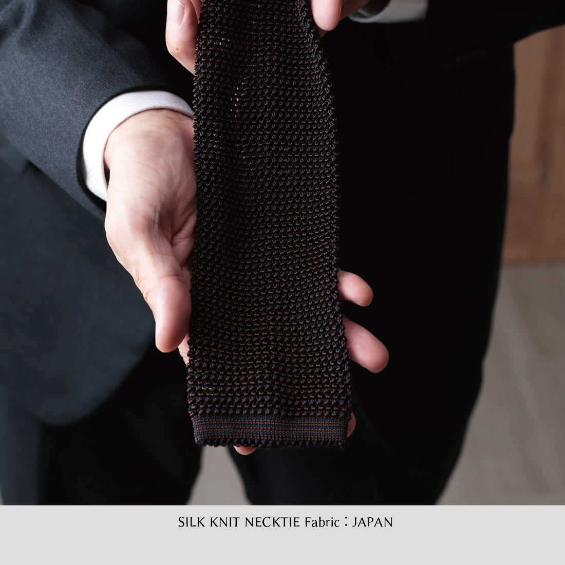 シルク ニットタイ