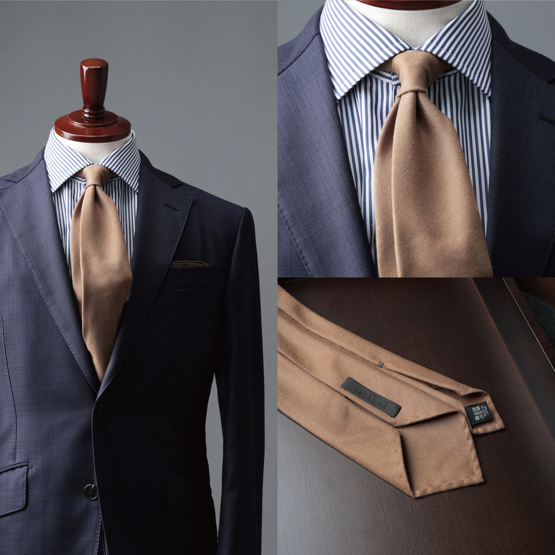 ウール  クワトロピエゲ  CANONICO フランネル