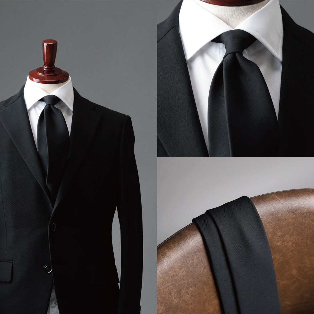 ブラック フォーマル CANONICO ウール