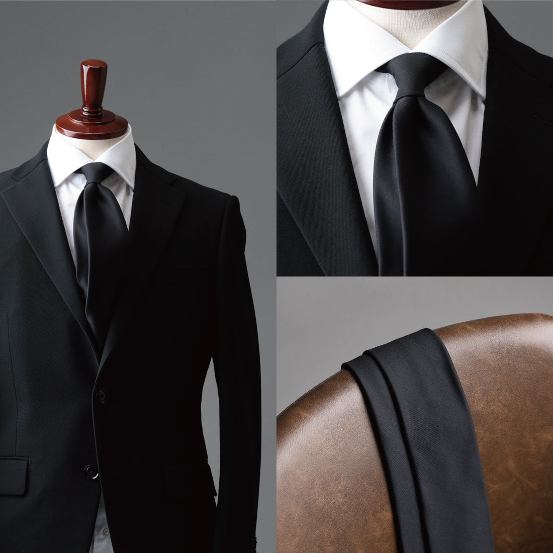 ウール ブラック フォーマル Zegna TROFEO ウール  ブラック
