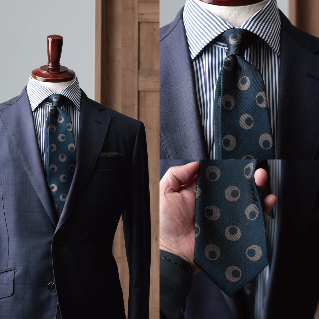 SALE】 シルク ネクタイ パターン 丹後 国内縫製 | Y&TAILOR