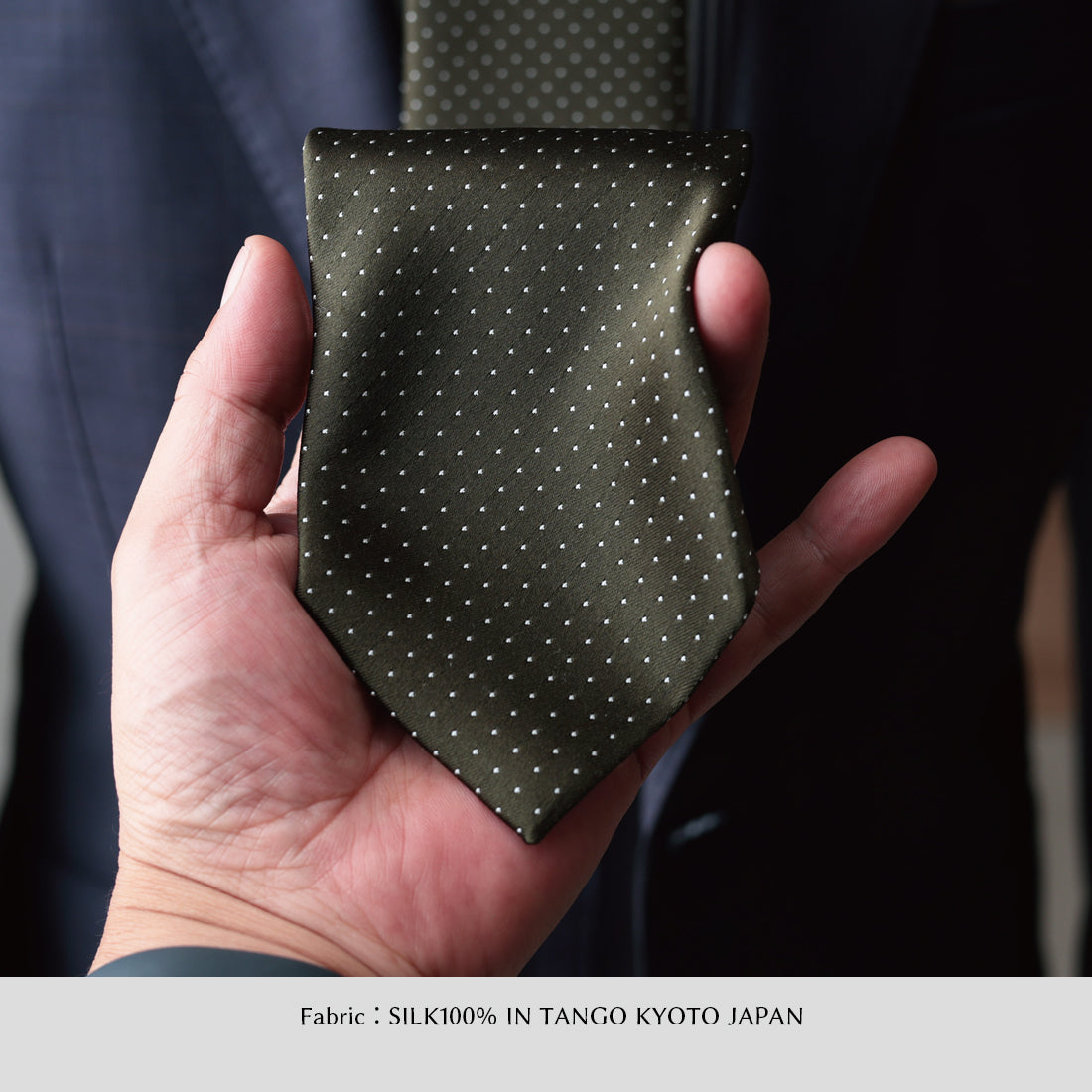 シルク サテン ドット KYOTO SILK