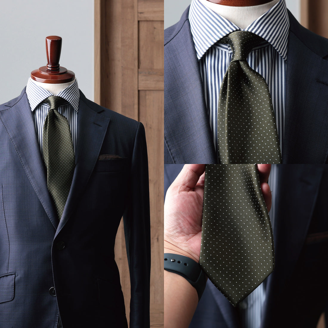 シルク サテン ドット KYOTO SILK