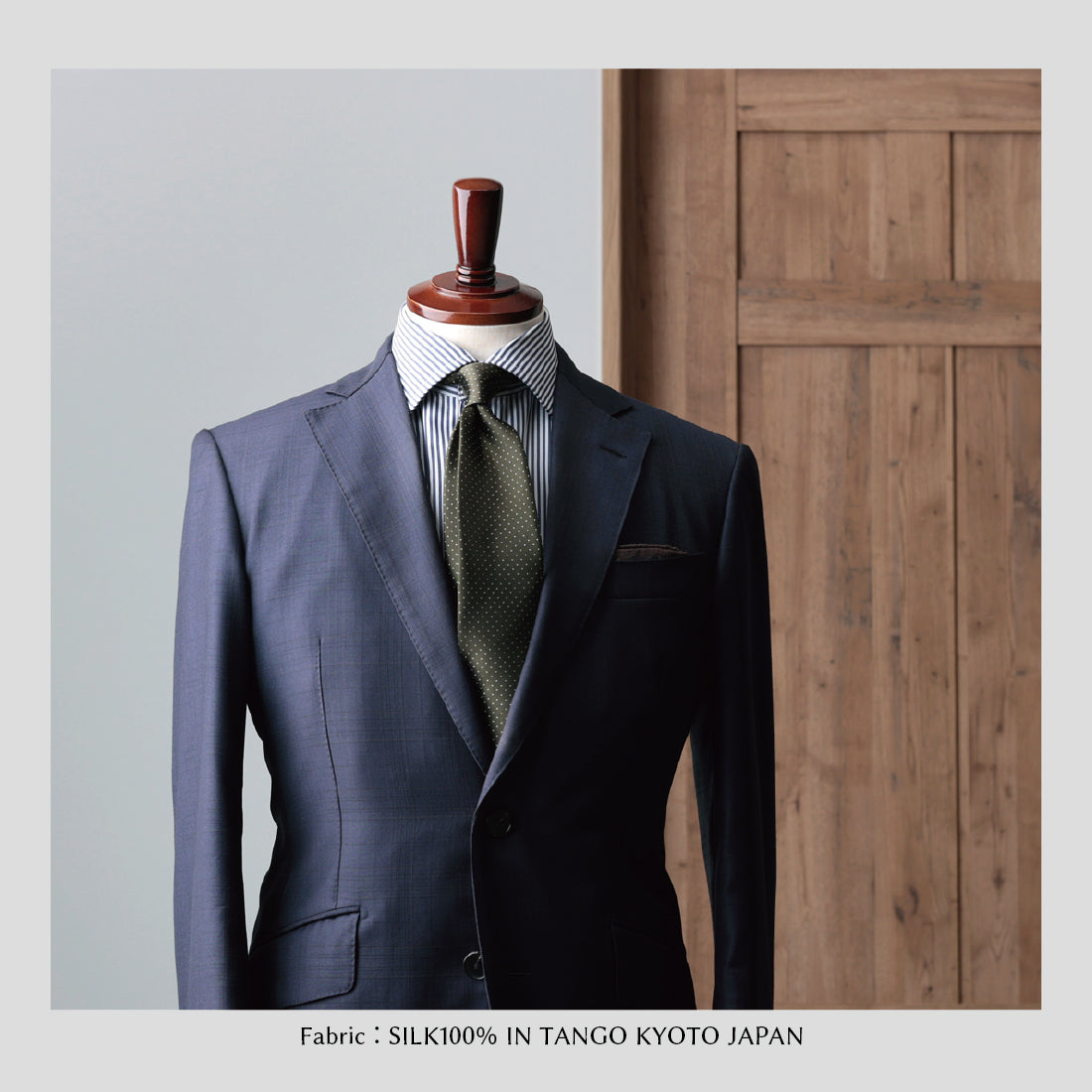 シルク サテン ドット KYOTO SILK