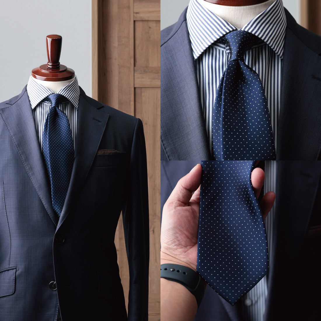 シルク サテン ドット KYOTO SILK