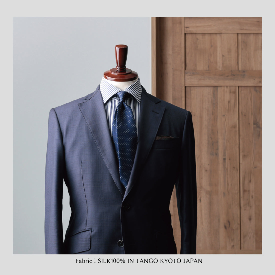 シルク サテン ドット KYOTO SILK