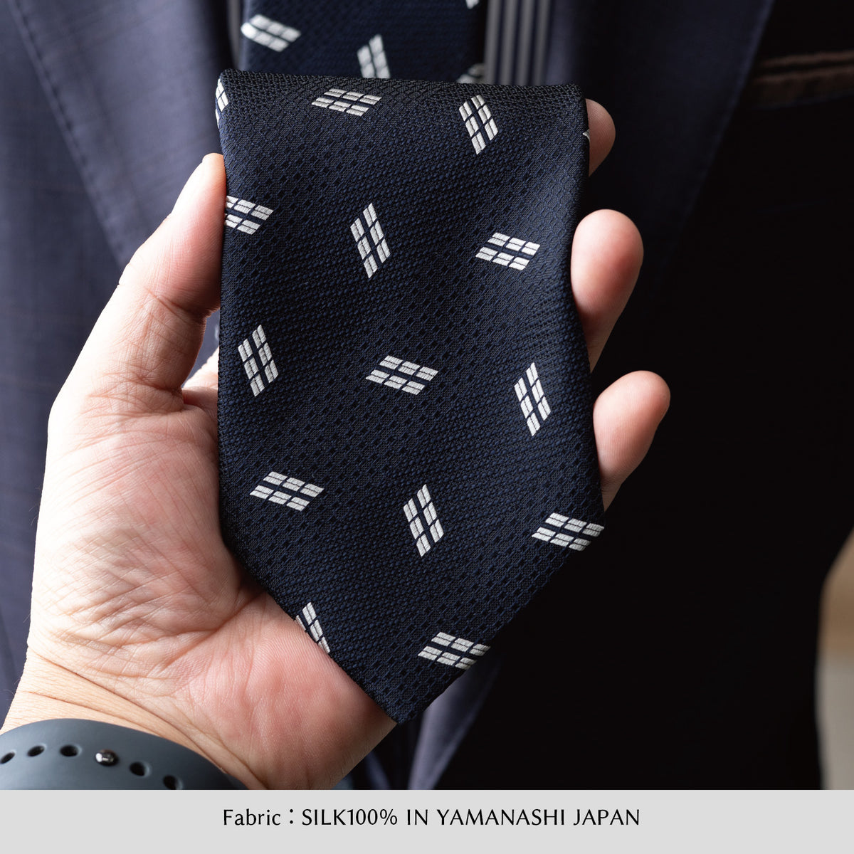シルク ジャガード 小紋 YAMANASHI SILK