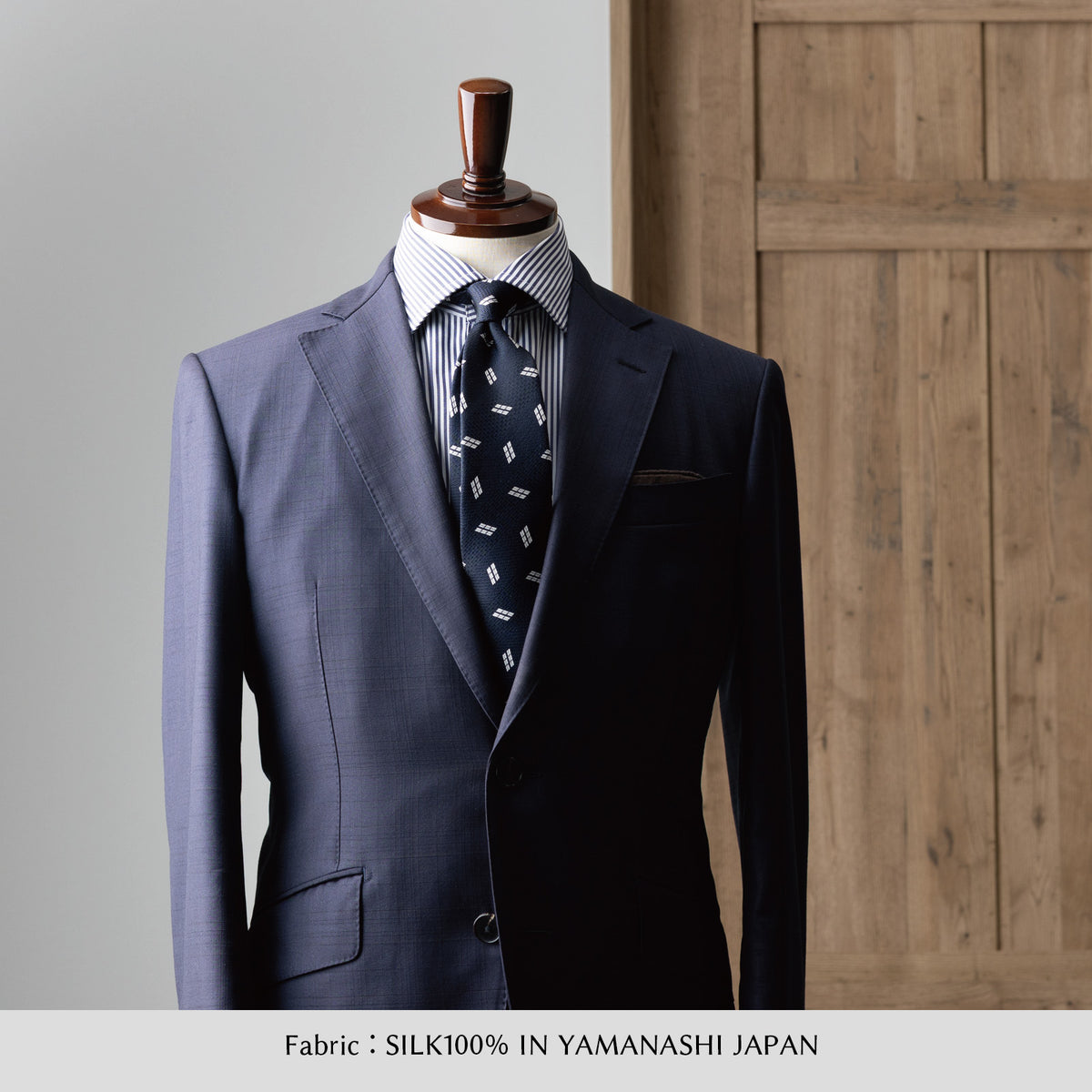 シルク ジャガード 小紋 YAMANASHI SILK