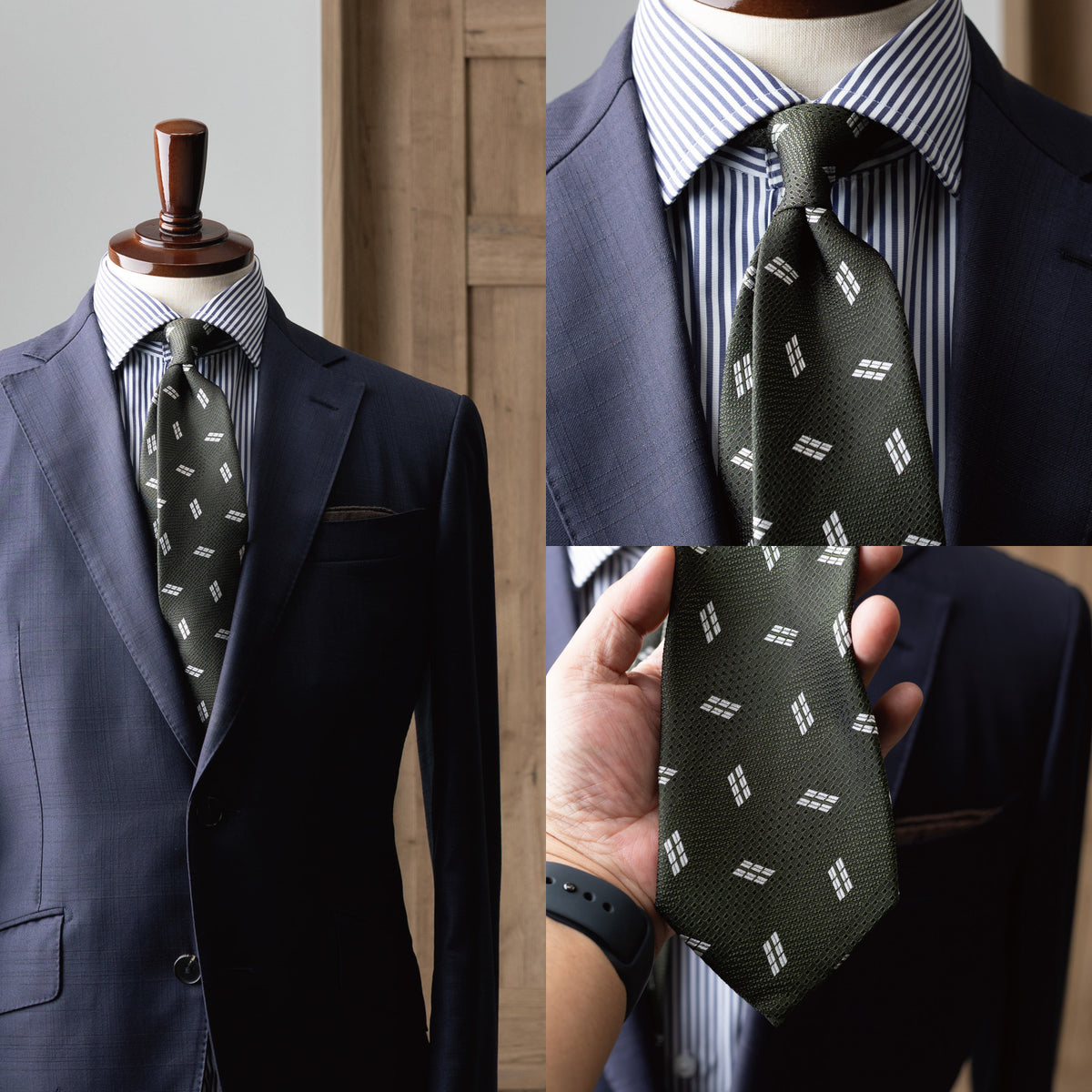 シルク ジャガード 小紋 YAMANASHI SILK