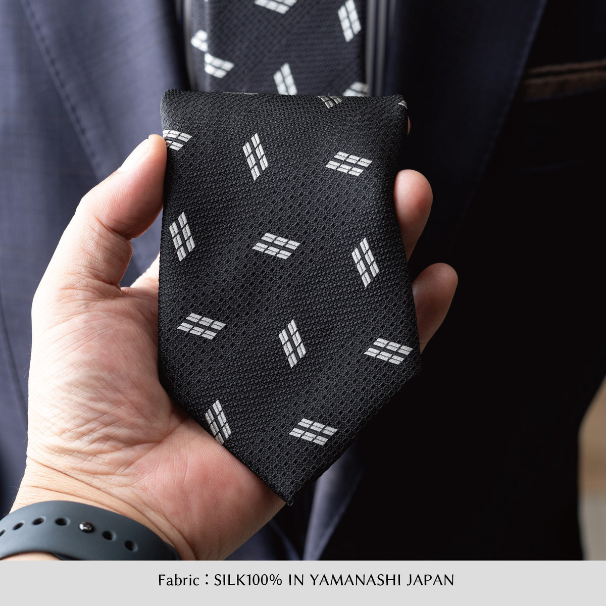 シルク ジャガード 小紋 YAMANASHI SILK
