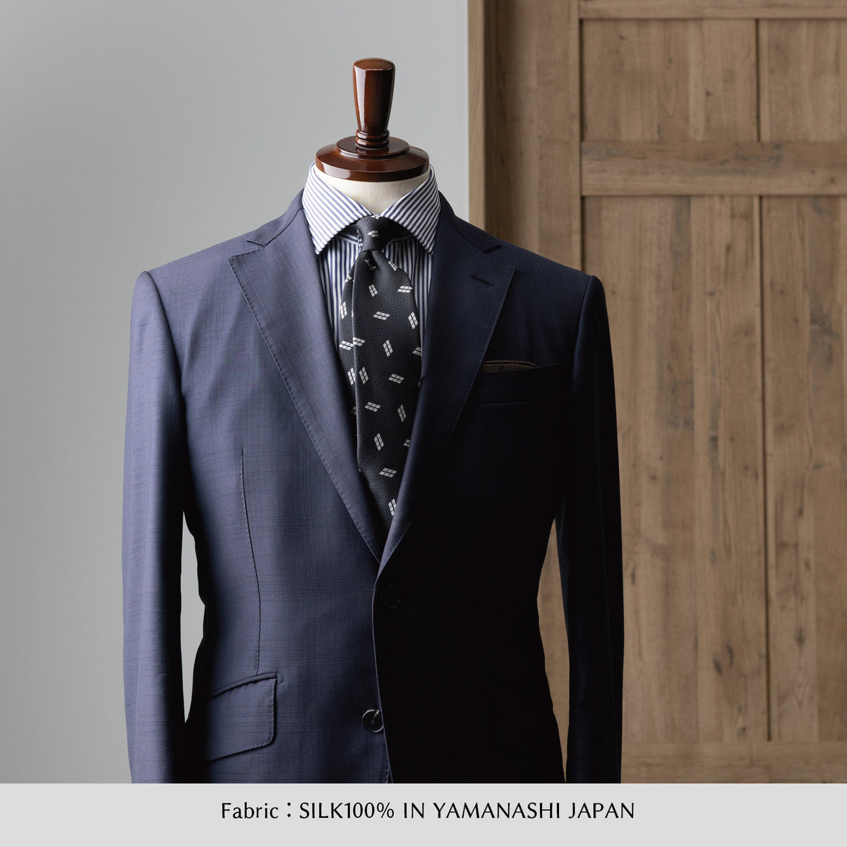 シルク ジャガード 小紋 YAMANASHI SILK
